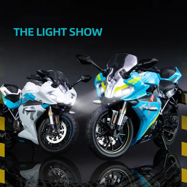 1/12 250SR War Eagle Alloy Motorcycle Model Simulation Car Ornament Toys For Children Gift Collection 3