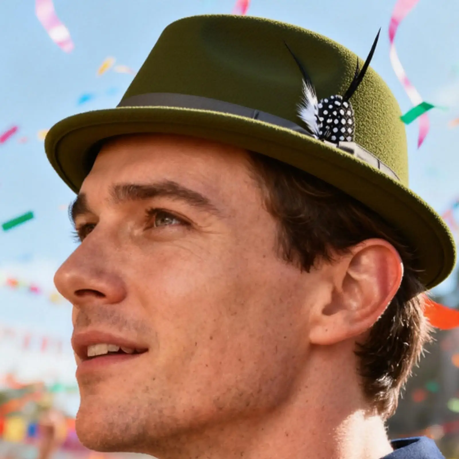 Eleganter Oktoberfest-Hut, Bierfest-Kostüm-Kopfbedeckung für Damen und Herren, Foto-Party für Erwachsene, Oktober-Feierzubehör – Detail 5
