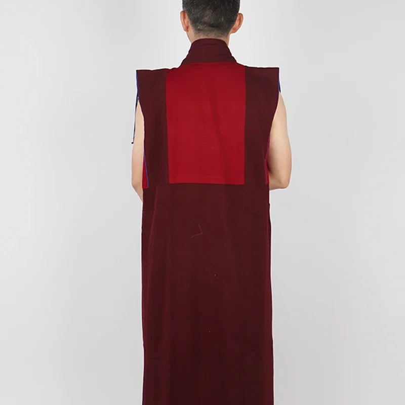 Lama clothing Spring and Autumn Dongga Tibetan monk clothing coat Lay long vest one piece