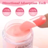 6 x 0.5oz Large Capacity Glitter Pink Purple Blue Colors Air Dry Dipping Powder Set Long Lasting for Nail Art Design 4