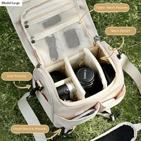 Women DSLR Camera Bag Micro Single Photography Bag Single Shoulder Camera Storage Bag for Fujifilm XS10 XT100 Sony - Image 5