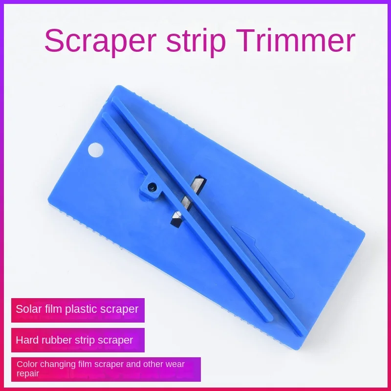 Plastic scraper edge trimmer Automotive film tool Color film scraper triangle large wear treatment edge trimmer