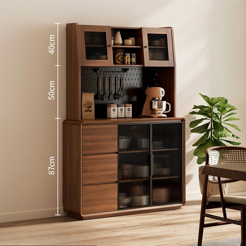 High Quality Shelves Sideboard Decorate Cupboard Modern Design Kitchen Cabinet Auxiliary Table Armarios De Cocina Home Furniture