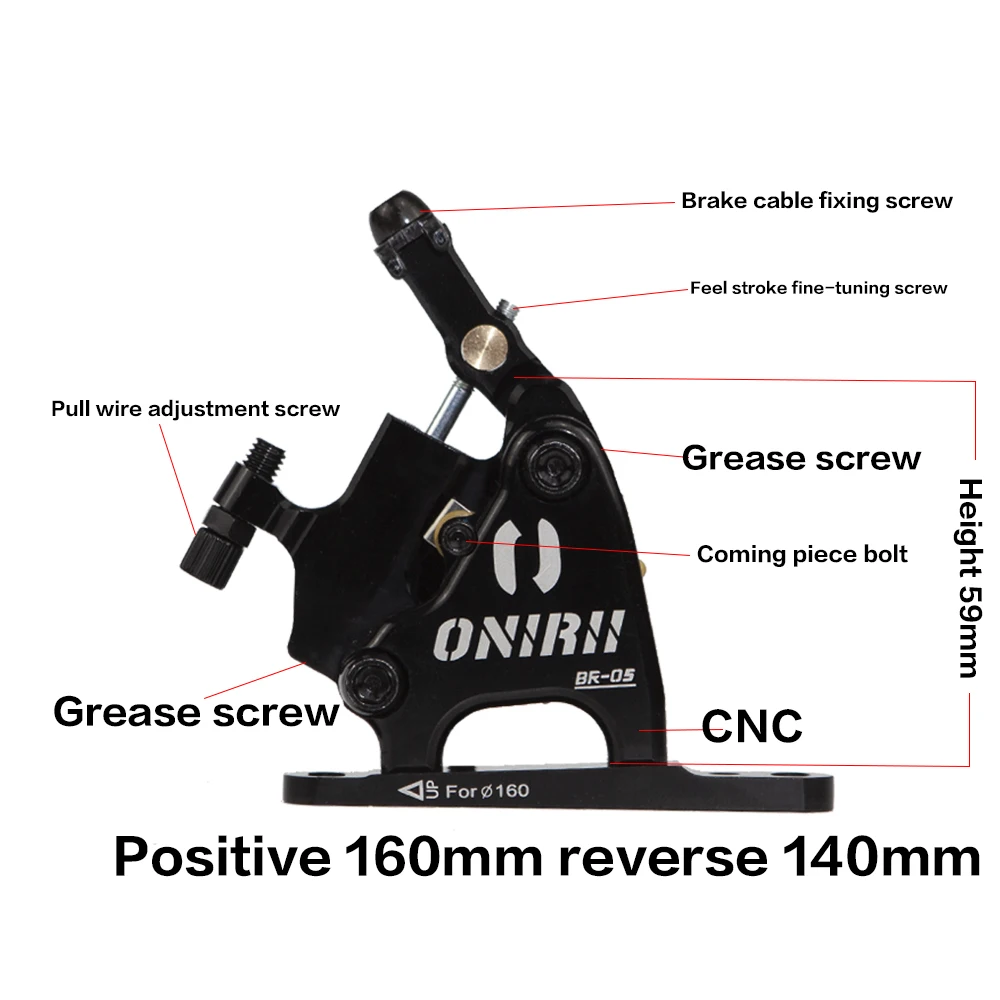 最上級ONIRII機械式油圧ディスクブレーキキット★従来品1.2倍★機械式⇛油圧 ONIRII 油圧ディスクブレーキ センターロックローター付き