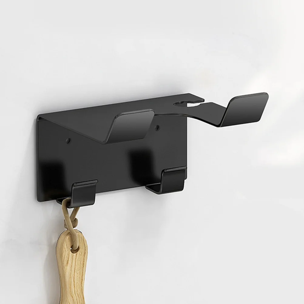 Hair Dryer Holder Holders Mount Hairdryer Wall Mounted Bracket for Stand Bathroom Blow