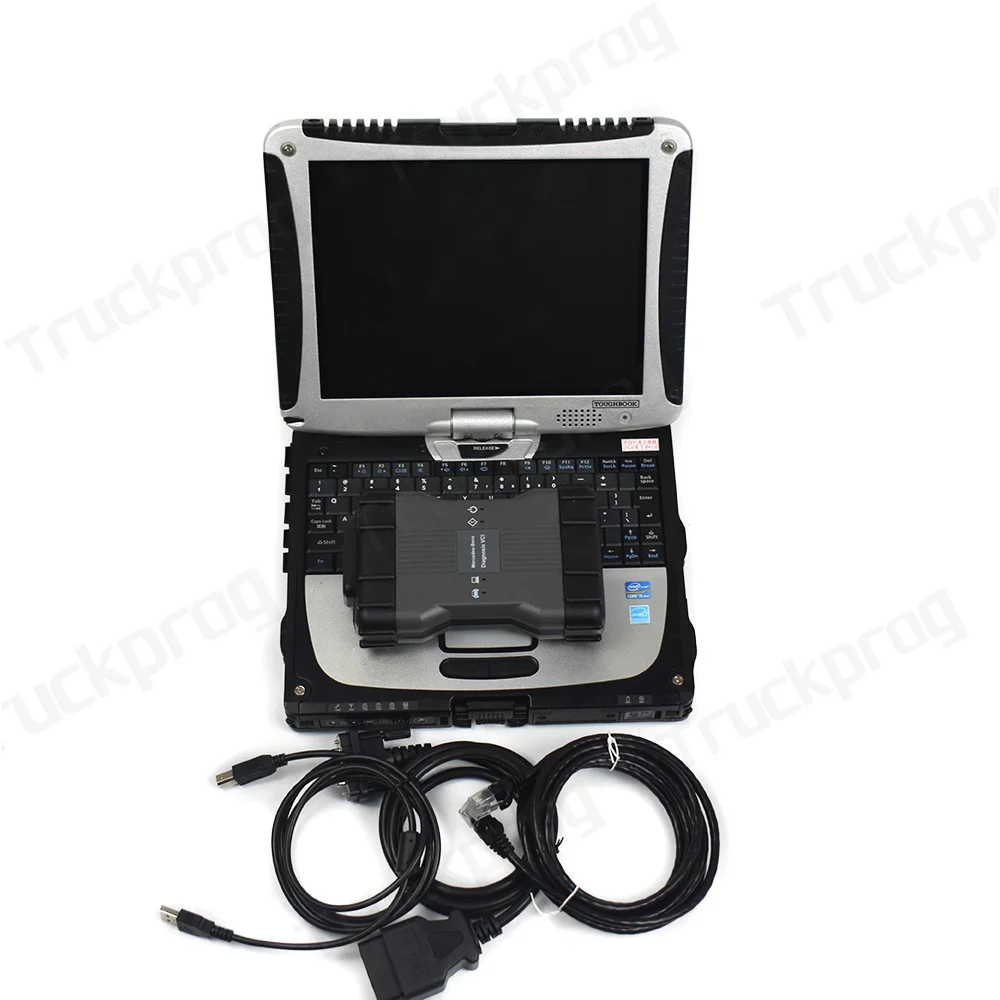

Ноутбук Thoughbook CF19 + Мультиплексор MB STAR C6 mb SD Connect C6 xentry das wis epc VXDIAG c6 mb диагностические инструменты mb sd c4