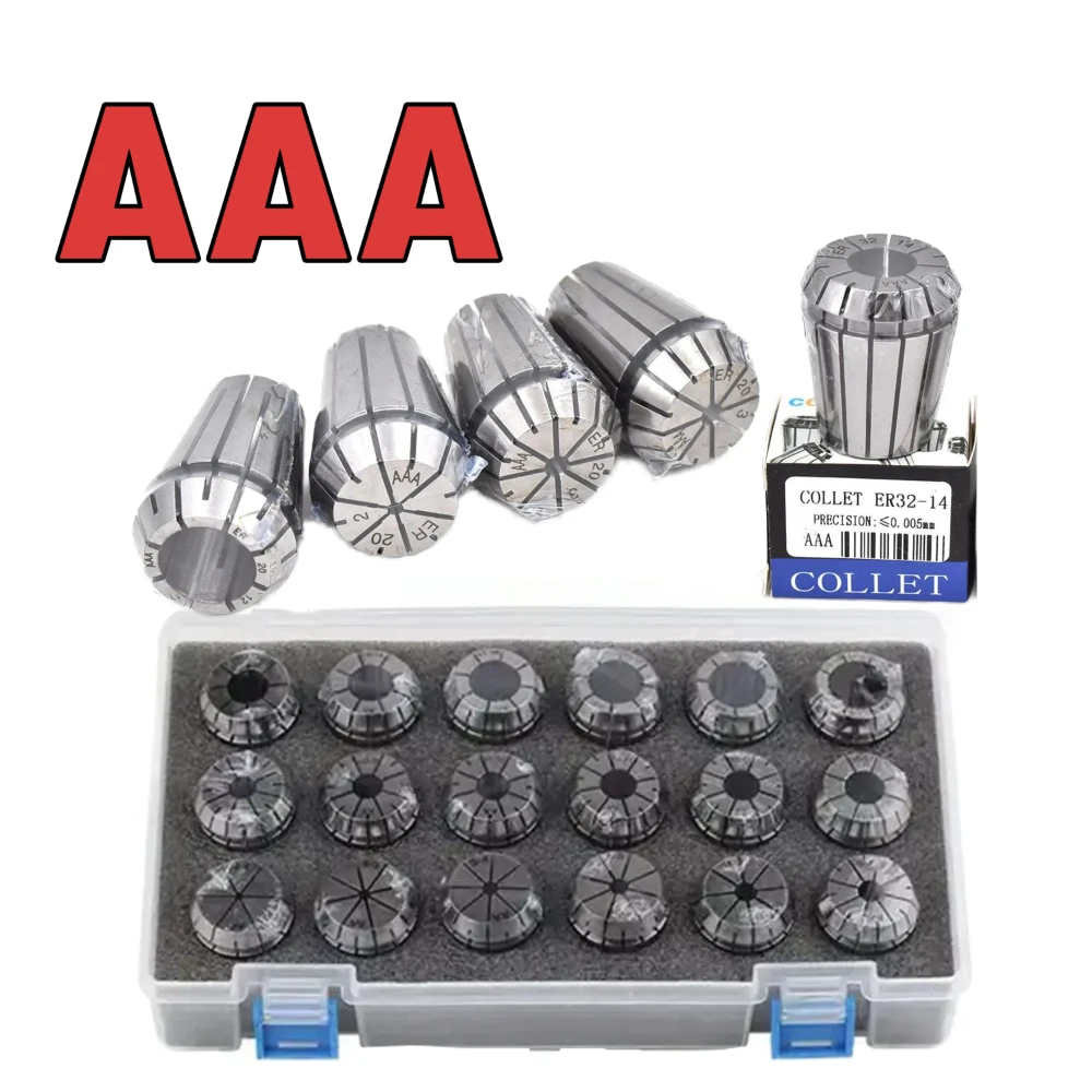 ER11ER16ER20ER25ER32ER40ColletChuckSpringColletChuckSetSuit