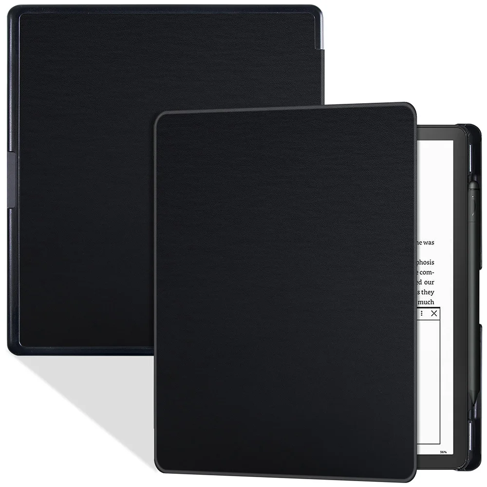 Slim Case para Kindle Scribe Tablet Leve Couro pu Capa Folio Construído em Pen Holder Auto Dormir Wake 102