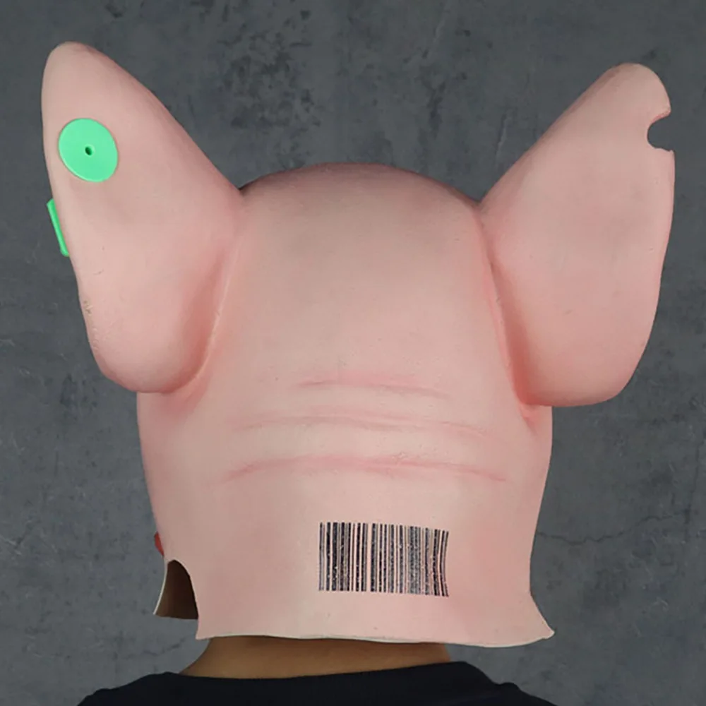 Legion Pig Mask Cosplay Steam Game Watch Dog Animal Latex Helmet Full Face Headwear Halloween Masquerade Party Costume Prop