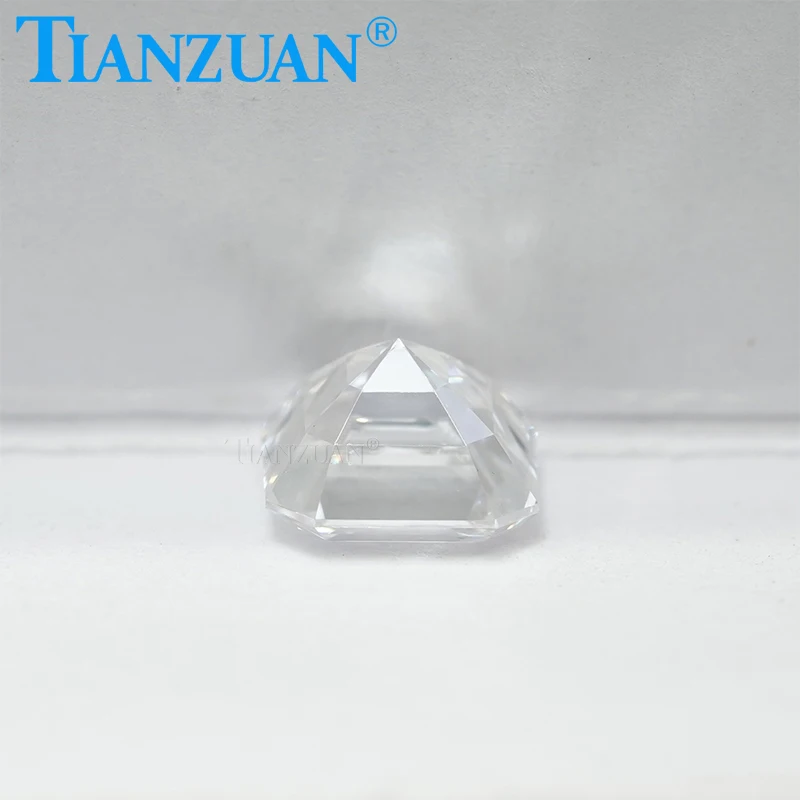 Lab Grown Diamond 1CT -1.5CT HPHT  Asscher Cut D Color VVS1/VS1 2EX Loose Gemstone Bead with IGI Certified