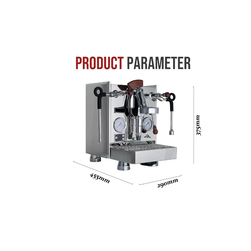 Rocket Apartment 15 Bar Multi-Function Professional E61 1 Group Semi Automatic Espresso Lelit Coffee Machine 4