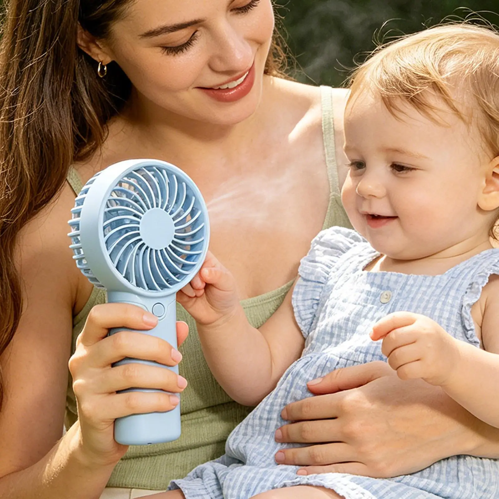 Portable Rechargeable Quiet Mini Fan for Travel and Outdoor Use