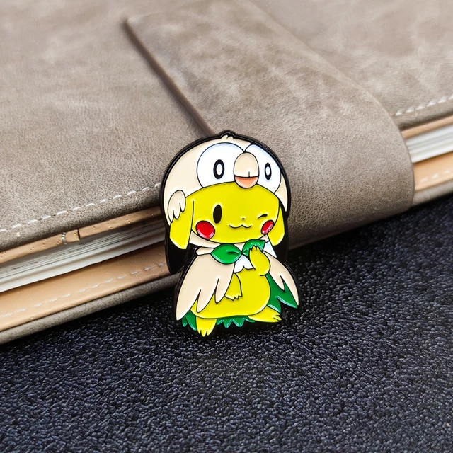 Pokemon Shaymin Enamel Pin Kawaii Elf Hedgehog Brooches Lapel Pins for  Backpack Briefcase Badges Fashion Jewelry Accessories - AliExpress