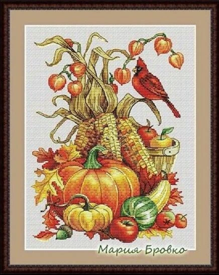 

Осенние подарки 28-34 наборы для вышивки, наборы для вышивки крестиком, хлопковая одежда для рукоделия, домашняя вышивка 6