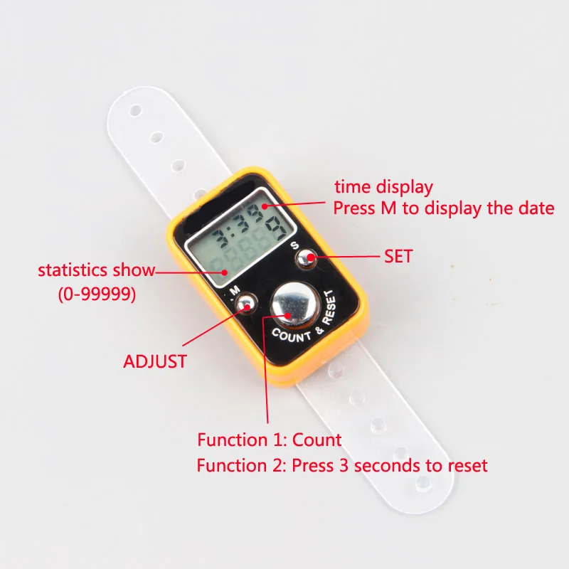 Digital Finger Counter, Portable Handheld Electronic Counters