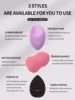 50PCS Mixed color Makeup Sponge,Suitable For Cream & Powder Concealer, Loose Powder Makeup Applicator Random mixing of colors 2