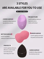 50PCS Mixed color Makeup Sponge,Suitable For Cream & Powder Concealer, Loose Powder Makeup Applicator Random mixing of colors 2