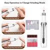 Electric Nail Polisher Rechargeable Nail Drill Machine Set Professional Manicure Tools Polish Remover E-file for Nail Cuticle 2