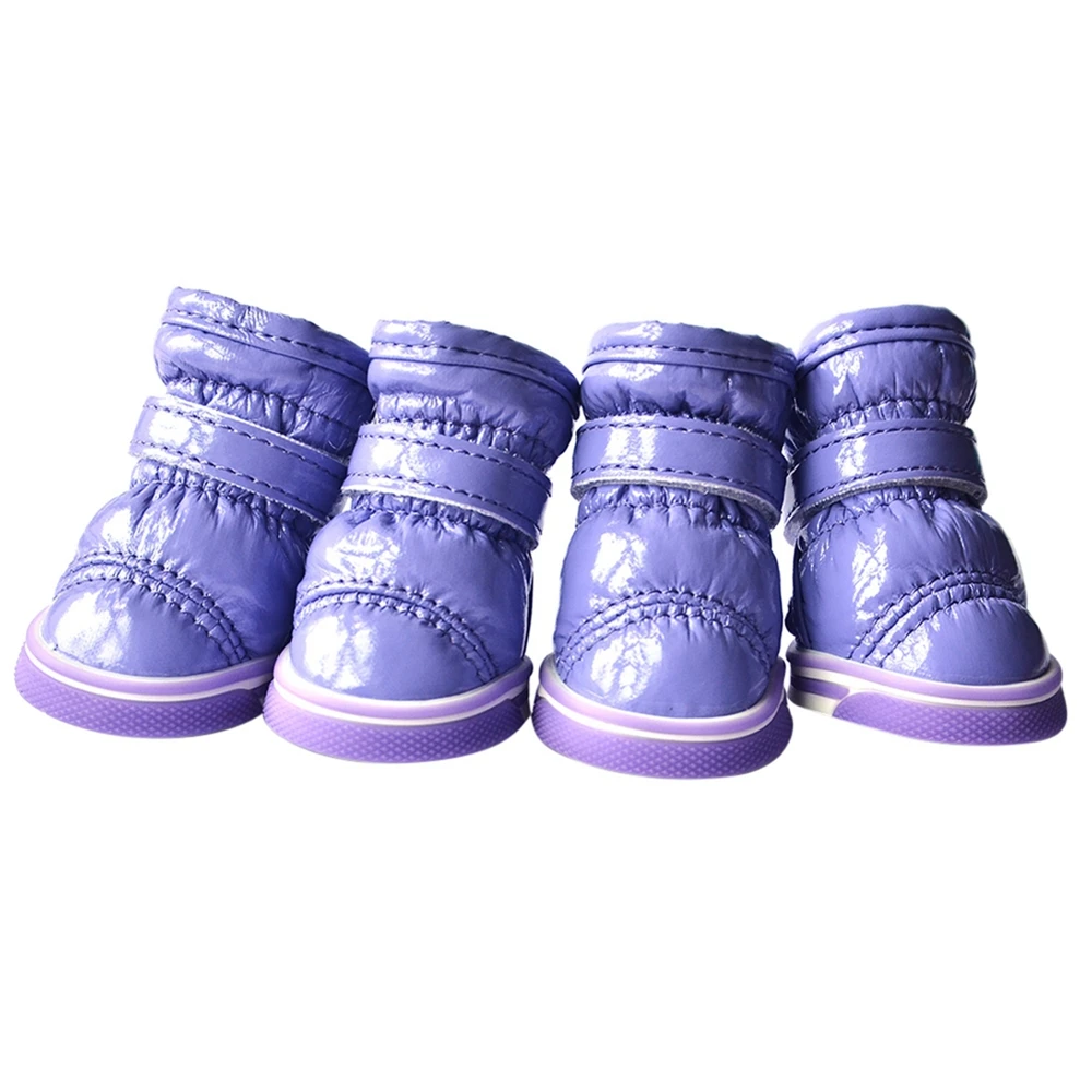 thumbnail image 1 of botas de nieve de invierno, informales, cálidas, antideslizantes, impermeables, para cachorros, botas antideslizantes para perros pequeños, medianos, chihuahuas y yorkshire, 1 of 5