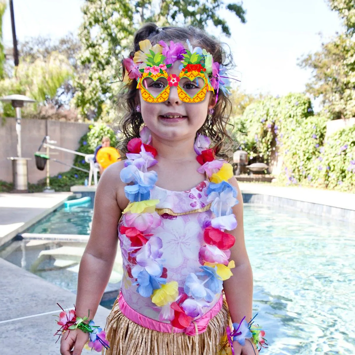 Hawaiian Party Glasses 8pcs/Set