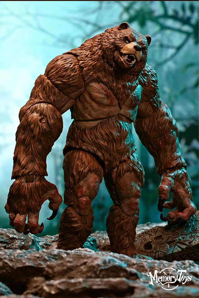 Memorytoys-冒険家のためのクマのアクションフィギュア,冒険家の