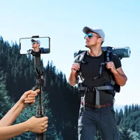 C17 Intelligent AI Face Tracking Stable Bluetooth Ggimbal Shooting Quadrapod Selfie Stick Mobile Phone Stabilizer - Image 6