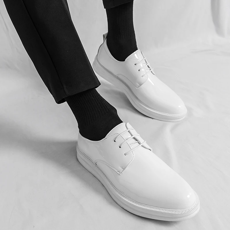 Men's Business Formal Footwear Original Designer British Lace-Up Dress Shoes Classic Men For Wedding
