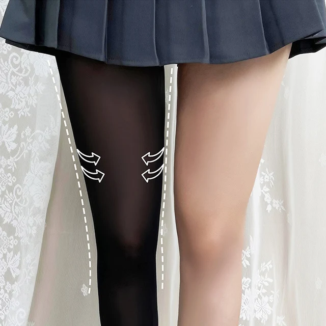 Seamless Shiny Pantyhose Hosiery 4