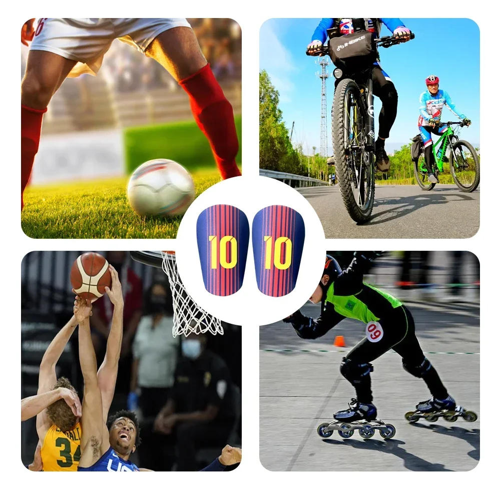 2Pcs Football Shin Pads Protective Equipment Shin Guards Mini Guards Soccer for Men Women Kids Boys Girl shin guard pads soccer shin guards