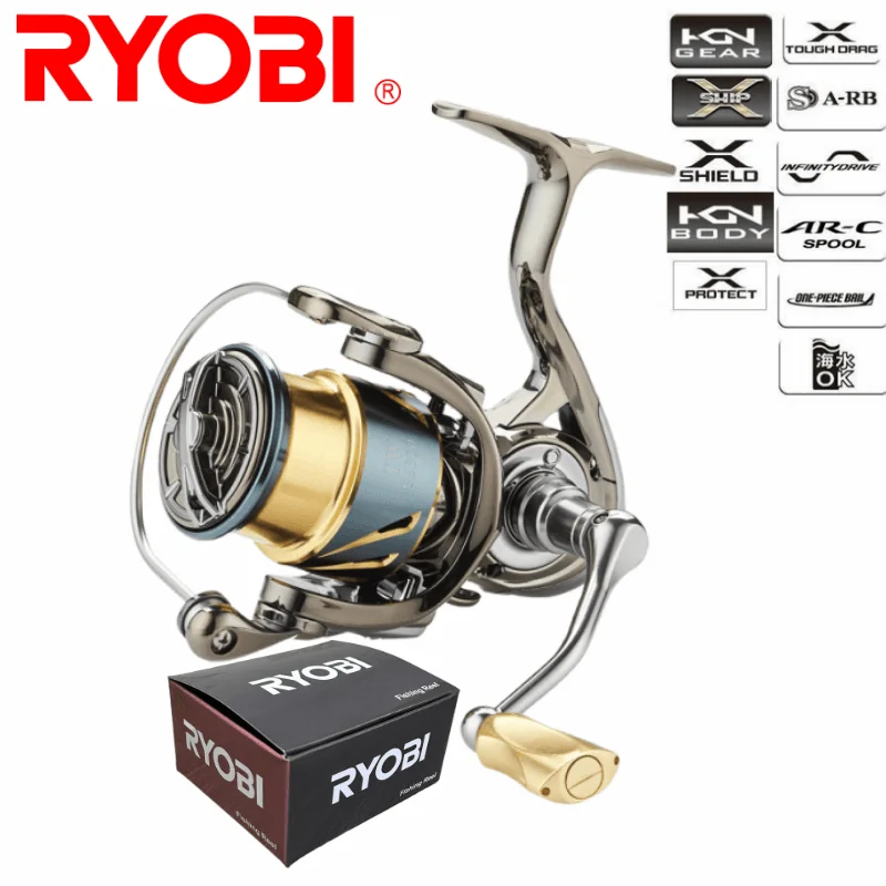 RYOBI 낚시 릴 체이서 송어 스피닝 릴, 초경량 얕은 스풀 배스 스피닝 릴,..