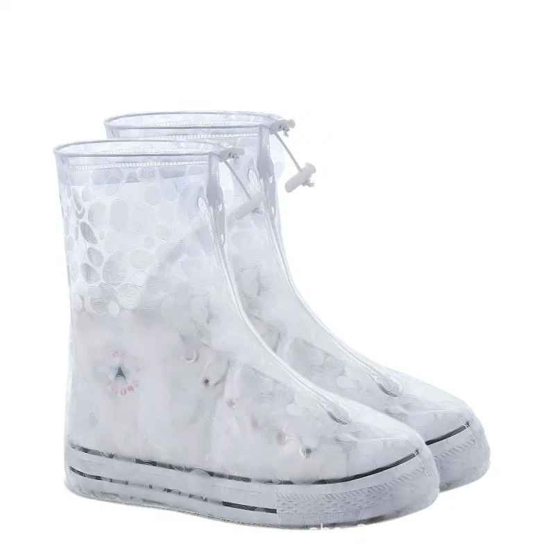 Reusable Waterproof Shoe Covers, Not-Slip Raining Shoes Cover with Zipper for Cycling, Outdoor Camping and Travel