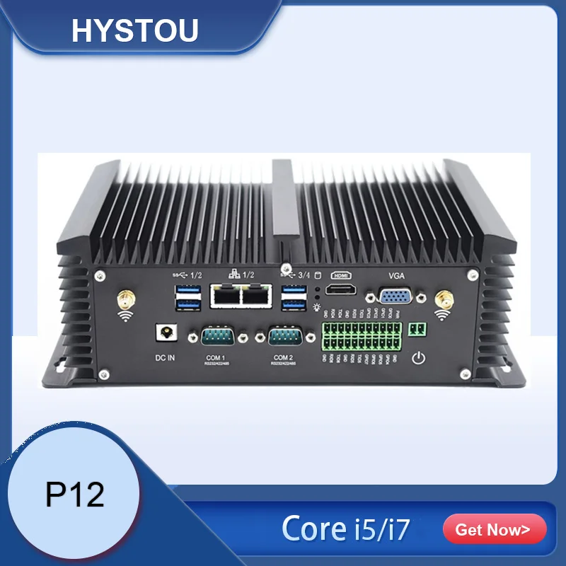 Rugged Mini Pc Server Core I7 I5 8250u 8350u Industrial Fanless Computer Rs232/422/485 Com 2 Gigabit Lan Thin Client I5 4200u - Barebone & Mini Pc - AliExpress