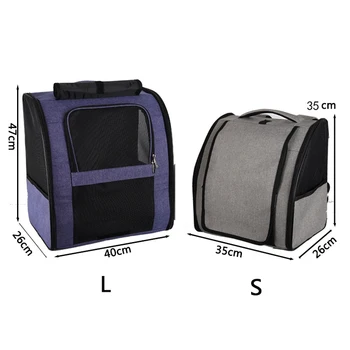 Pet Cat Backpacks Breathable Outdoor Cat Carrier Shoulder Bag for Small Dogs Cats Portable Travel Folding Backpack Pet Supplies 6