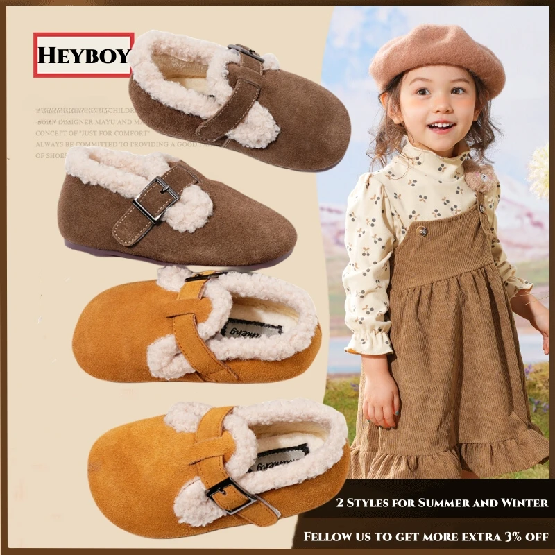 Dropship New Winter Baby Girls Boots Casual Warm Rabbit Fur Mid-Calf Boots  Shoes Child Slip-On Round Toe Platform Snow Boots Shoes E11142 to Sell  Online at a Lower Price