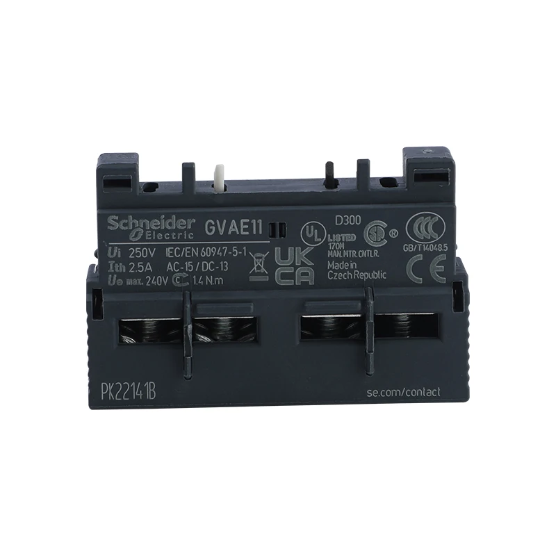 contato auxiliar do interruptor de schneider motor gvae11 03