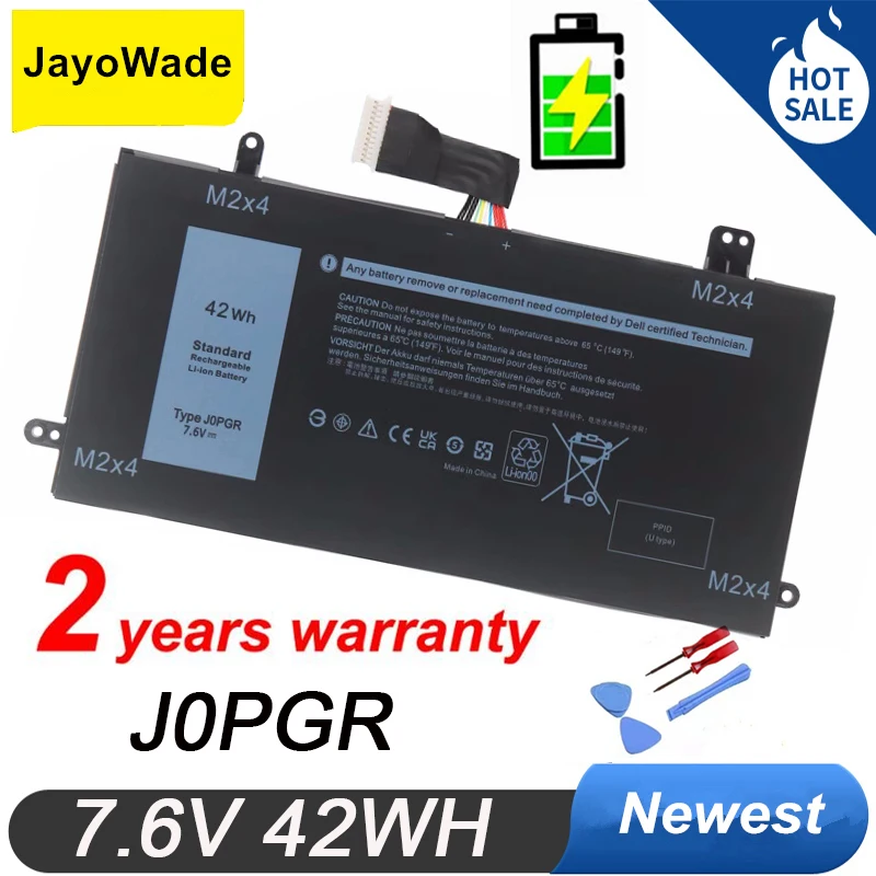 

Высококачественный аккумулятор J0PGR для ноутбука Dell Latitude 5285 5290 T17G 1WND8 JOPGR X16TW T17G001 7,6 V 42Wh J0PGR