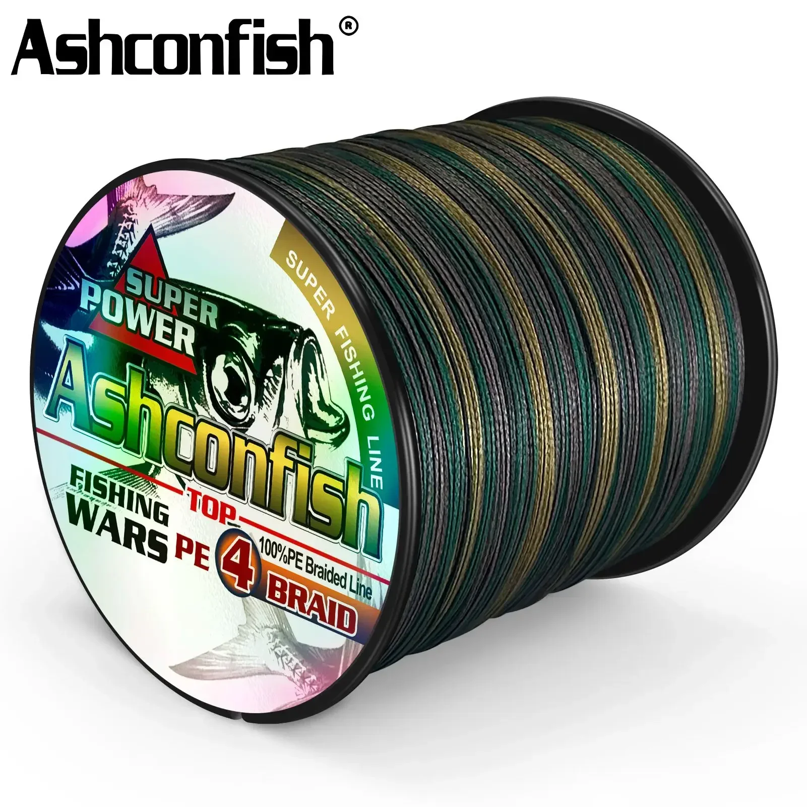 Ashconfish Braided Fishing Line PE X4 1500M Drag 2~100LB Multifilament Japanese PE Line for Bass Pike Carp Fishing Accessories