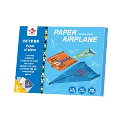 Vibrant DIY Craft Papers for Teen Educational Projects - Perfect Children's Day Gift (Origami Airplane Set)
