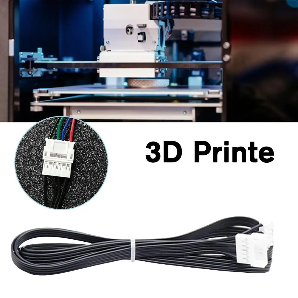 3D 프린터 스텝퍼 모터 익스텐션 케이블 압출기 모터 연장 라인, Ender3 CR10 3D 프린터 B2W9, 100cm