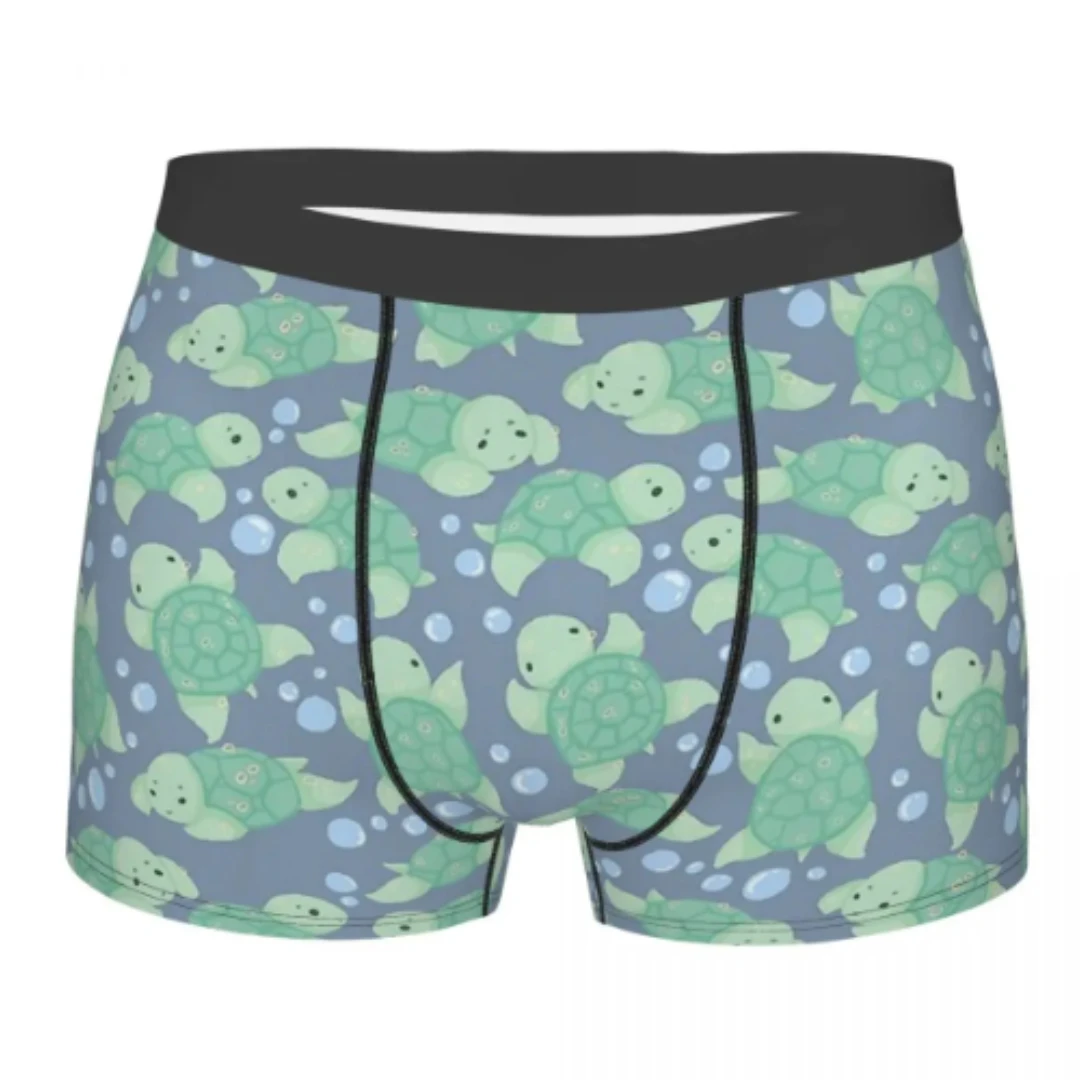 

Turtles Galore Chibi Mini Underpants Cotton Panties Man Underwear Sexy Shorts Boxer Briefs
