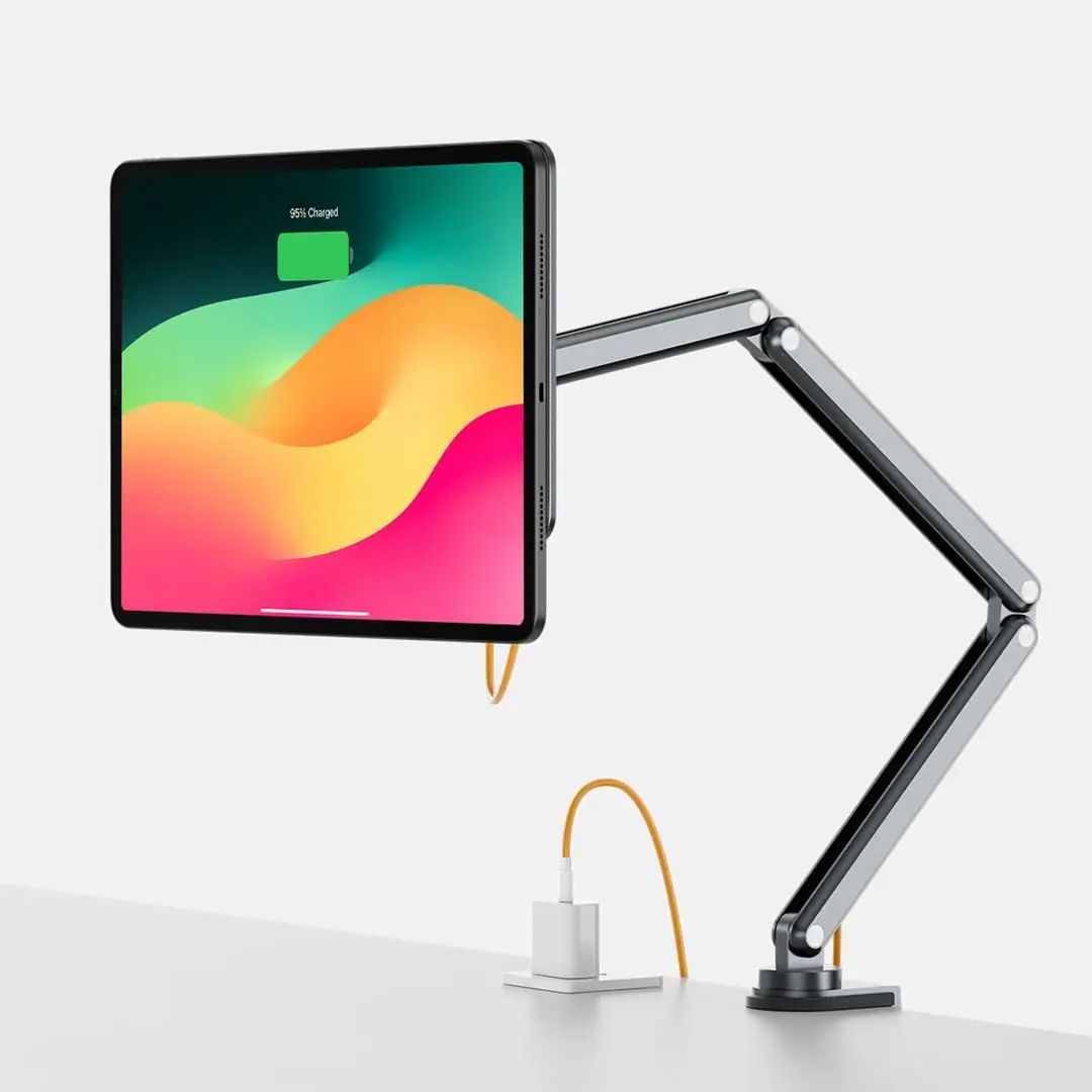 KUXIU iPad Pro M4 アームホルダー 13インチ スタンド型充電台 Amazon