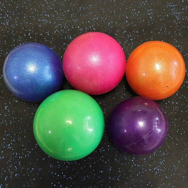 25cm Glitter Rhythmic Gymnastics Ball for Dance and Performance
