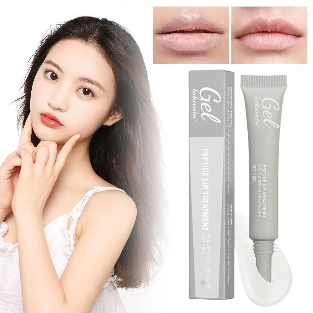 

Peptide Lip Treatment Moisturizing Lip Mask Gel To Lip Dead Lip Care Cream Mask Skin Base 10ml Lipstick Remove B8M5