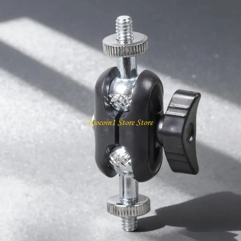 A3PC 고강도 금속 플라스틱 카메라 1/4 더블 볼 데드 어댑터 DIY 프로젝트