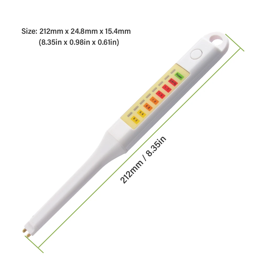 Professional Food Salinometer 0.3%-2.0% Salt Analyzer Salinity Concentration Met