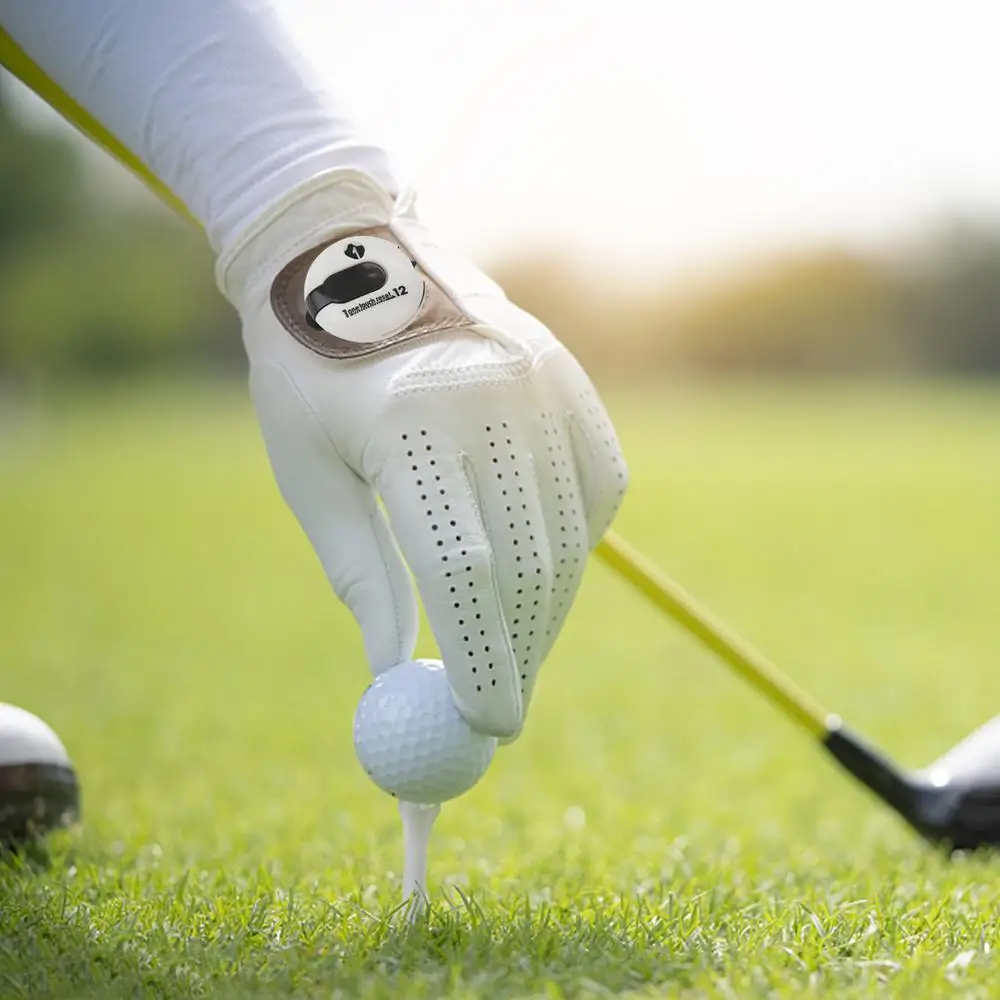 Runder Golf-Stroke-Zähler, Golf-Befestigungszubehör mit One-Touch-Reset-Clip, Zähler-Clicker, bis zu 12 Aufnahmen, Punktzahl für Golf – Detail 2
