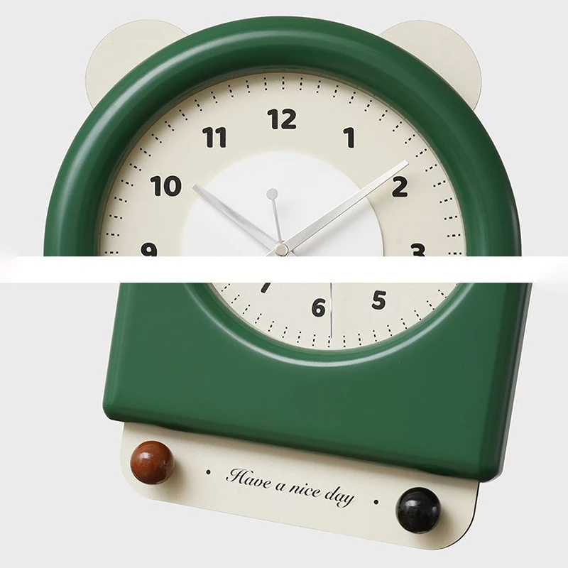 Cute Wall Clock Vintage Home Interior Decoration Clocks Nordic Living Room Accessories Wall Clock Elegant Gift Ornaments Clocks