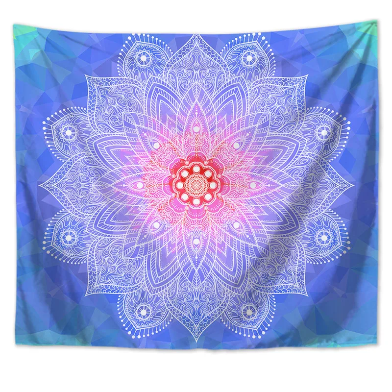 Indian Wall Hanging Boheme Mandala Tapestry Home Decor Living Room Background  Carpet Cloth Hippie Blanket