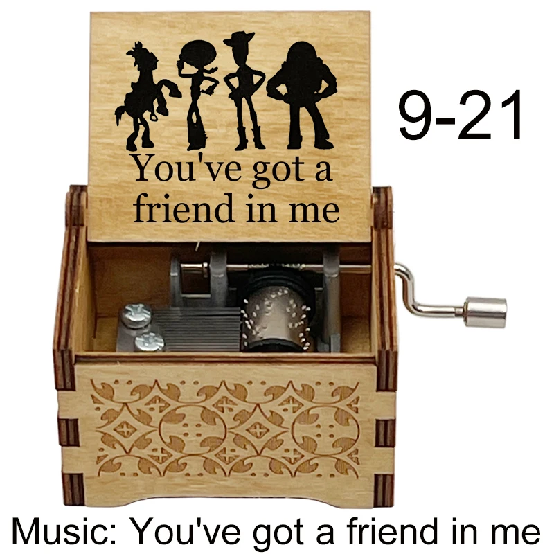 You've Got A Friend In Me anime Music Box Holiday Gifts for kids toy Children Bedroom Decorative Ornaments 4