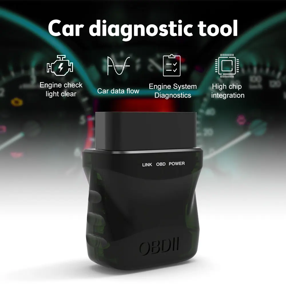 

Car OBD2 Scanner Tool OBD2 Code Reading Card Diagnostic Kit Car Scanner Bluetooth Diagnostic Device Engine Clear Fault Detector